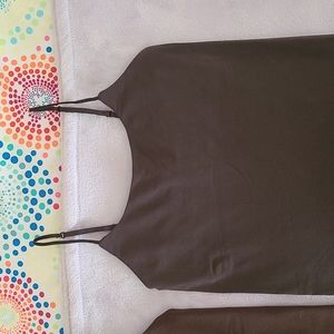 Banana Republic Nylon Stretch Tanks 2 Pack Brown Size XS